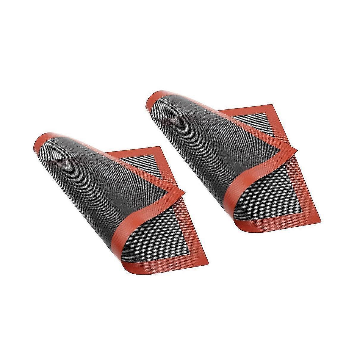 2pcs Perforated Silicone Baking Mat Non-stick Baking Oven Sheet For Cookie /bread/ Macaroon/