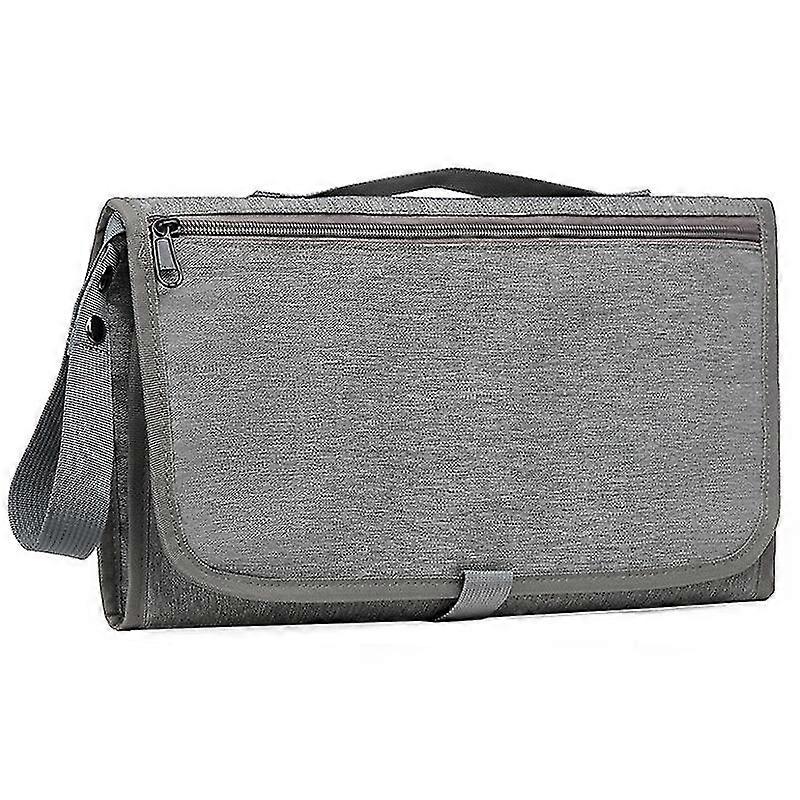 Bärbar Vikbar Blöja Bytesmatta Utomhusblöja Bytesdyna med förvaringsfickor för Tod