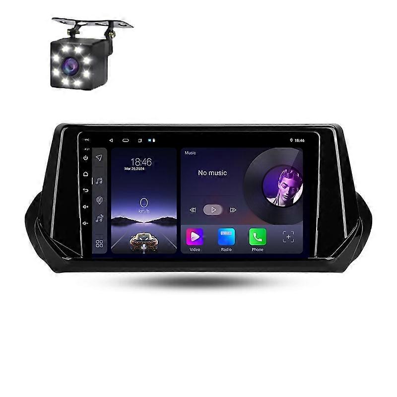 For Peugeot 2008 II 2 2019 - 2021 Car Multimedia Radio Wireless Carplay Navigation Auto GPS