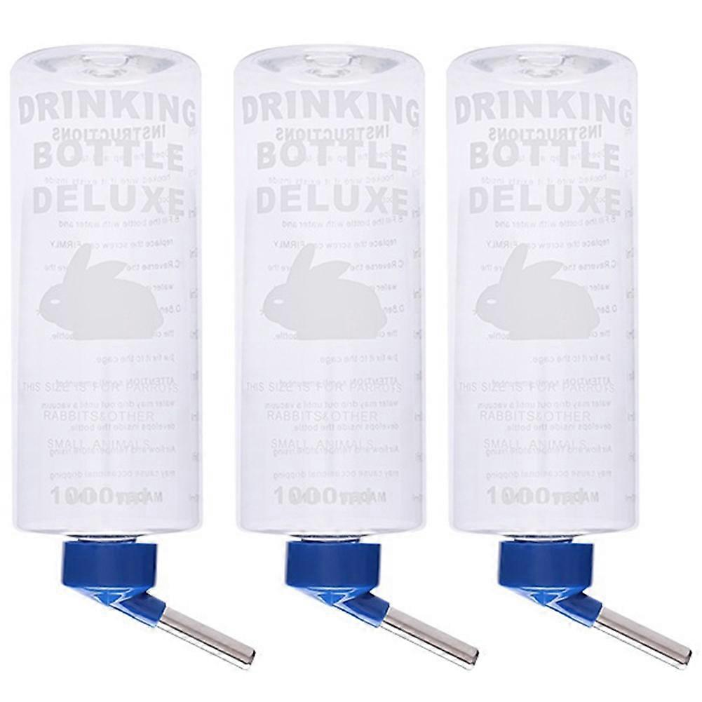 1000ml Small Animal Drinking Fountain Automatic Drinking Water Hanging Water Bottle Suitable for Gu