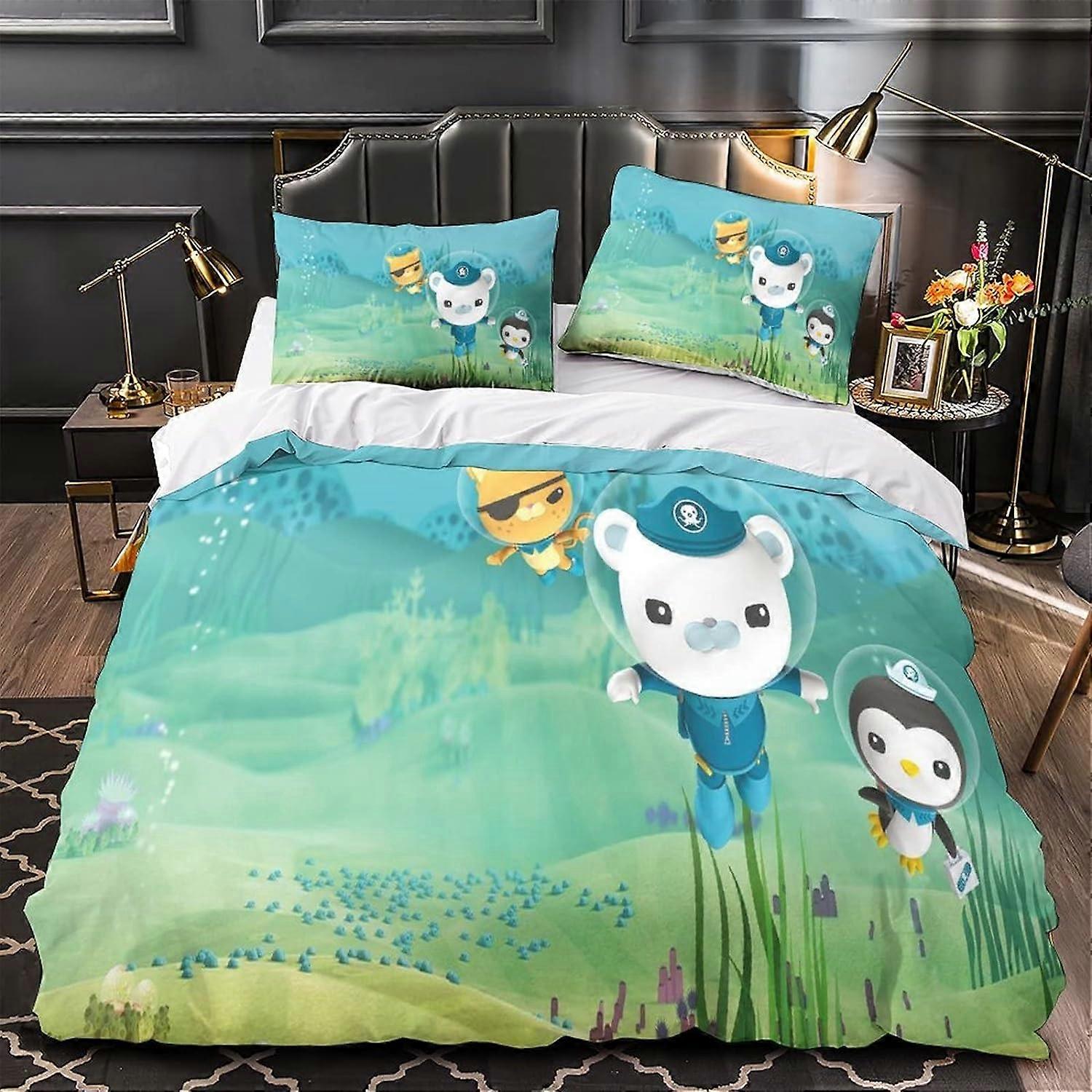 Set copripiumino con stampa di cuccioli di cane, cuori, palloncini e cani, per Lui e per Lei, set romantico per la camera da letto, copripiumino per la Festa di San Valentino, 3