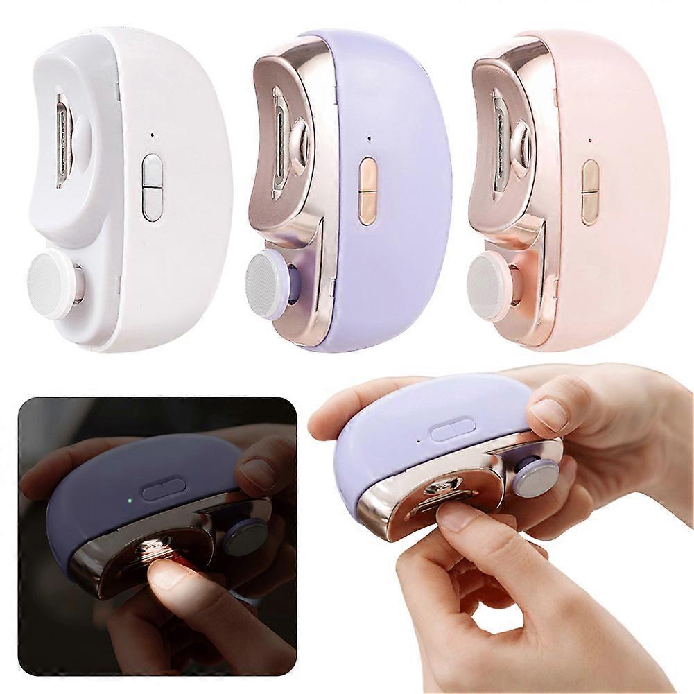 Electric Automatic Nail Clipper with File Safe Convenient Safety Fingernail Trimmer for Men Women