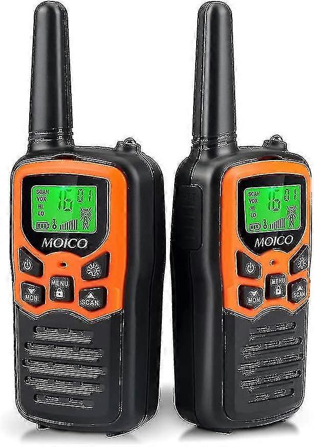 Kryc Walkie Talkies, Long Range Walkie Talkies For Adults With 22 Frs Channels, Family Walkie Talkie With Led Flashlight Vox Lcd Display For Hikin