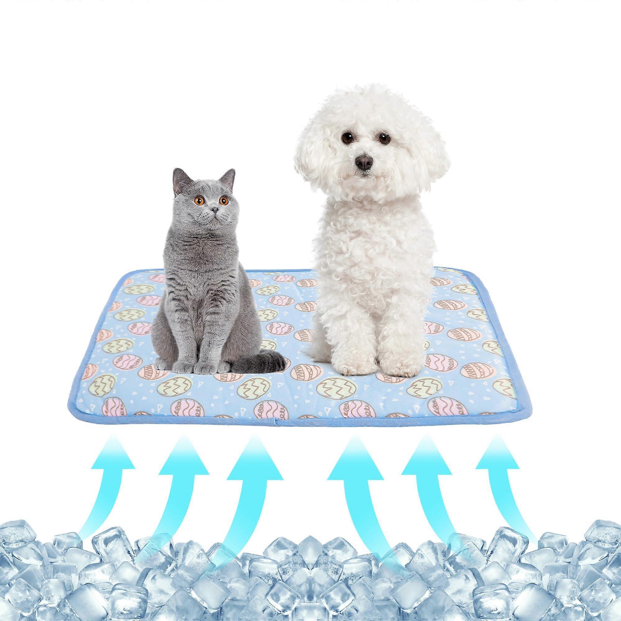 Pet Cooling Mat Cat Dog Cushion Pad Summer Cool Down Comfortable Soft for Pets and Adults -GSL 6.14
