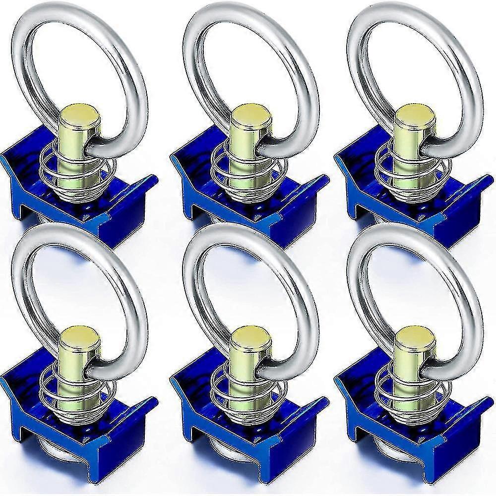 6pcs Single Stud Fitting Compatible With Airline Track Logistic Installation