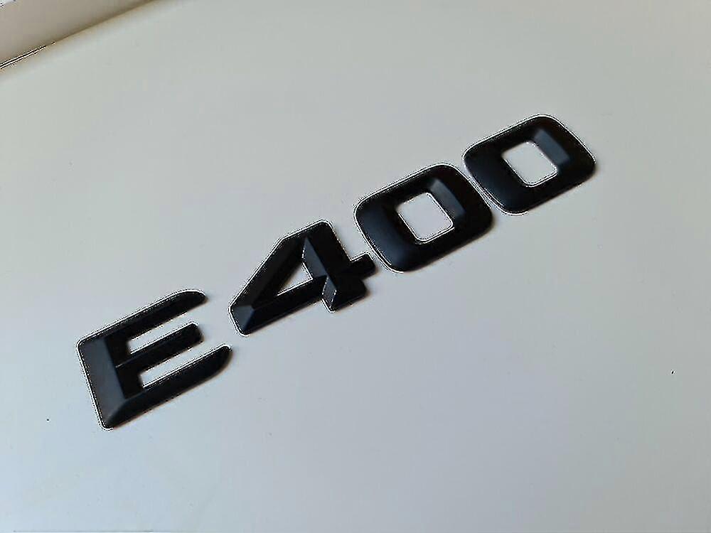 E400 Ματ μαύρο γράμμα αριθμός πίσω σήμα μπότας έμβλημα Ε κατηγορία Mercedes ματ