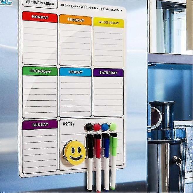 Flexible a3 magnetic white /weekly plan message board