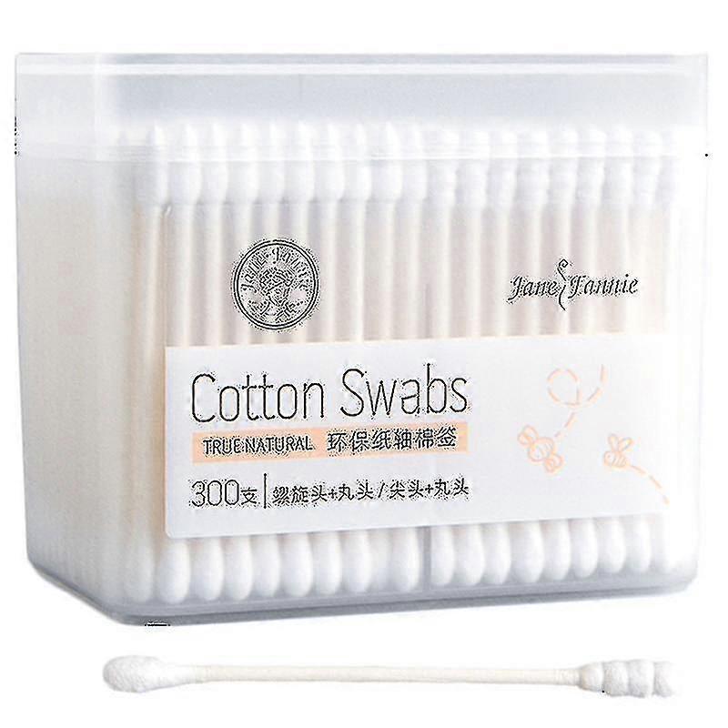 300pcs Cotton Stick Swab