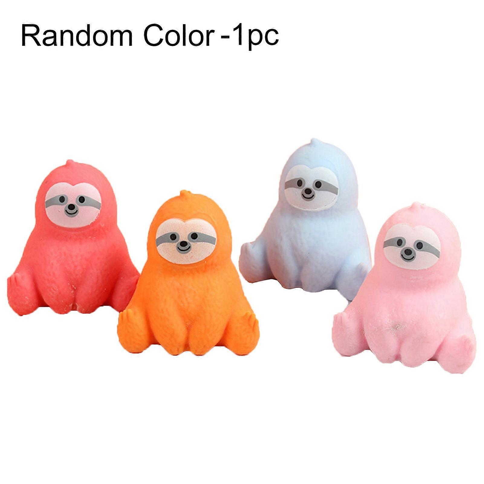 Decompression Toy Adorable Multifunctional TPR Cartoon Sloth Fidget Stress Toy for Girls KAESI KAESI
