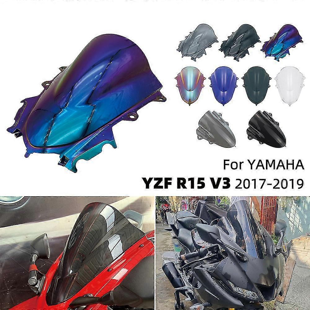 Exquisite Yzf R15 Motorcycle Windshield Windscreen Wind Deflector Screen Shield Front Fairing For Yamaha Yzfr15 Yzf-r15 V3 2017-2019 2018