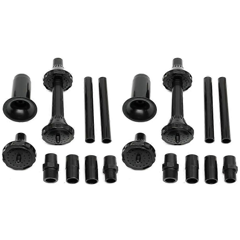 18Pcs Small Fountain Nozzle Kit Water Fountain Nozzle Heads for Pond Fountain Submersible Pump Pool