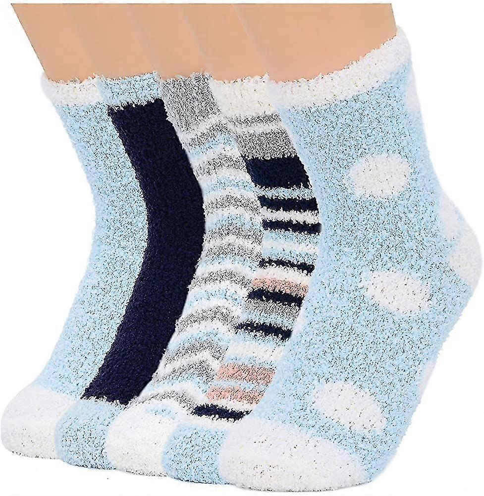 Womens Socks Fuzzy Socks Soft Fluffy Socks Warm Fleece Socks Winter Gifts Socks