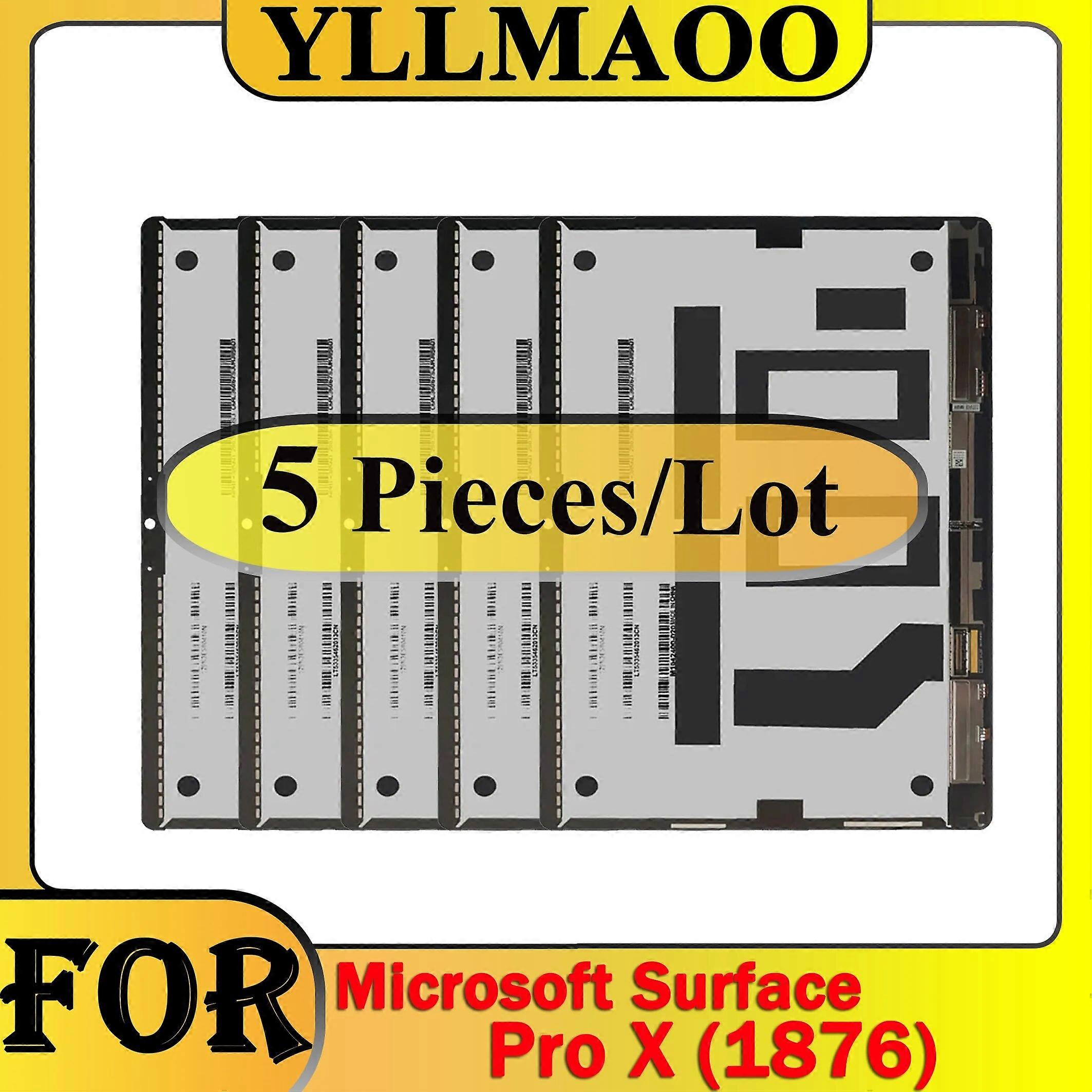 3PCS 5PCS 13" LCD For Microsoft Surface Pro X prox 1876 LCD Display Touch Screen Digitizer Assembly Replace For Surface Pro X