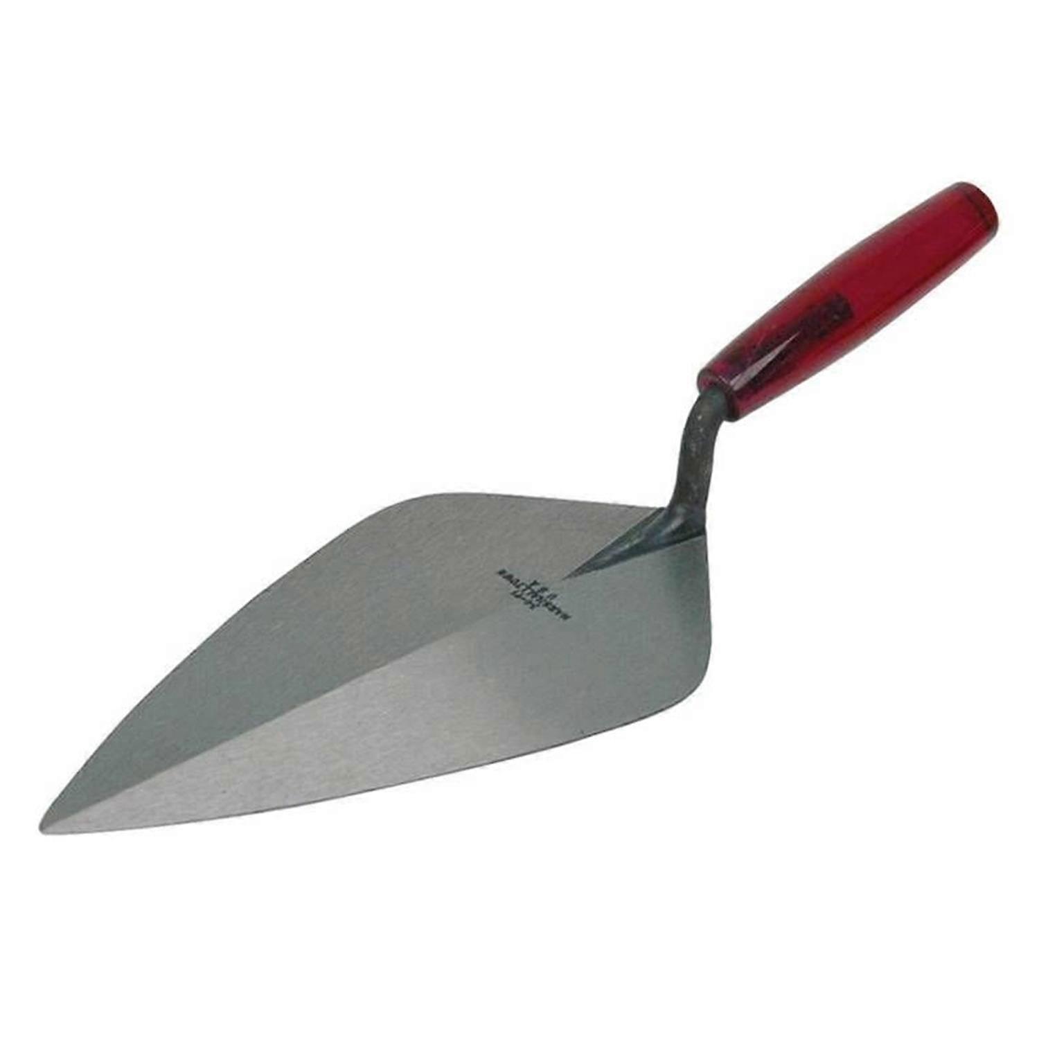 34P Wide London Pattern Brick Trowel Plastic Handle 12in