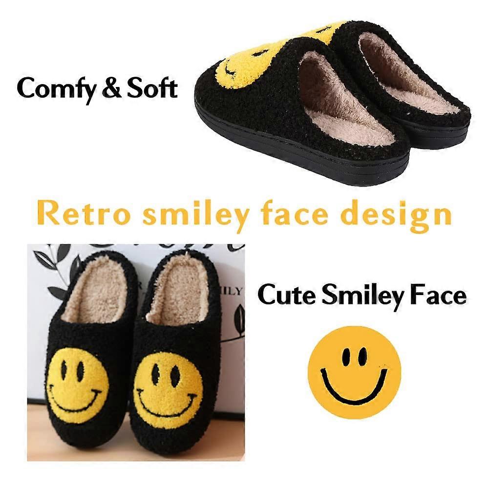 Pantofole per il viso con sorriso retrò, pantofola per il viso