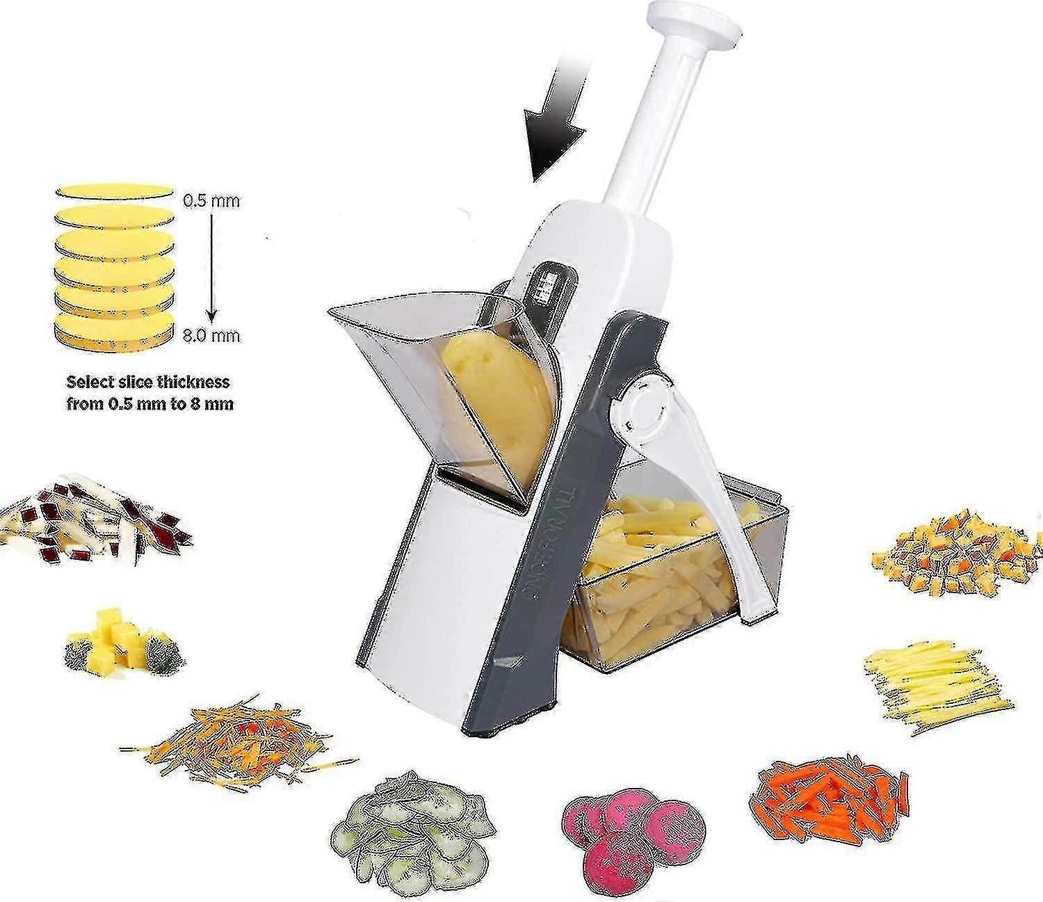 Adjustable Mandoline Slicer Safe Vegetable Slicer Food Chopper-1a