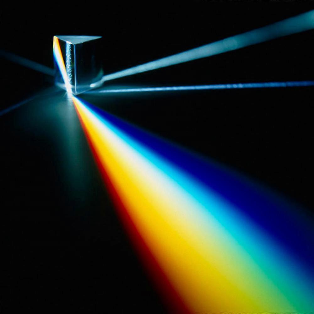 Triangular Prism Rainbow Light Glass Physics Teaching Refraction Spectrum Props Ainbow Children Students Present Gift