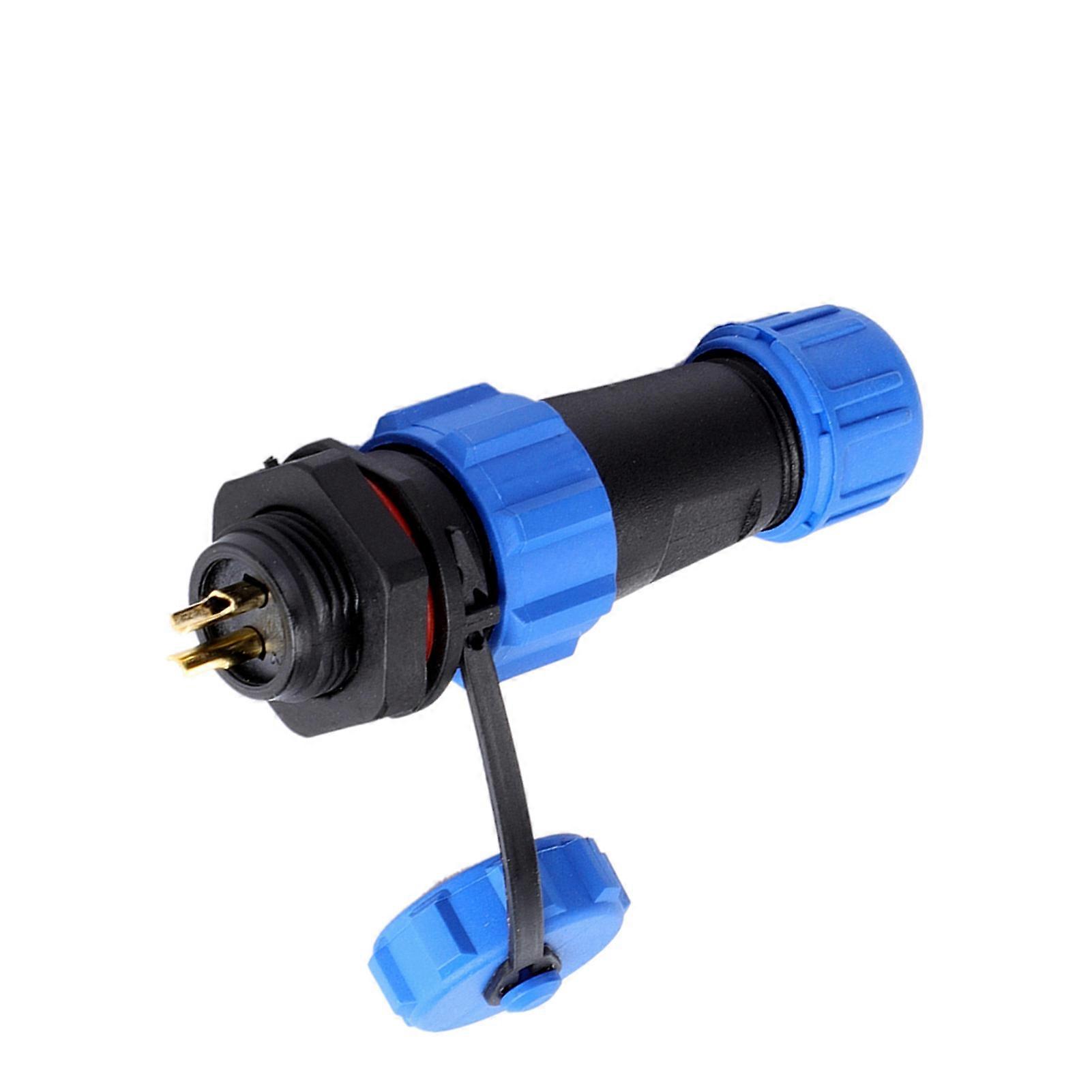 Waterproof Plastic Plug Socket Connector IP68 SP13 (2Pin)