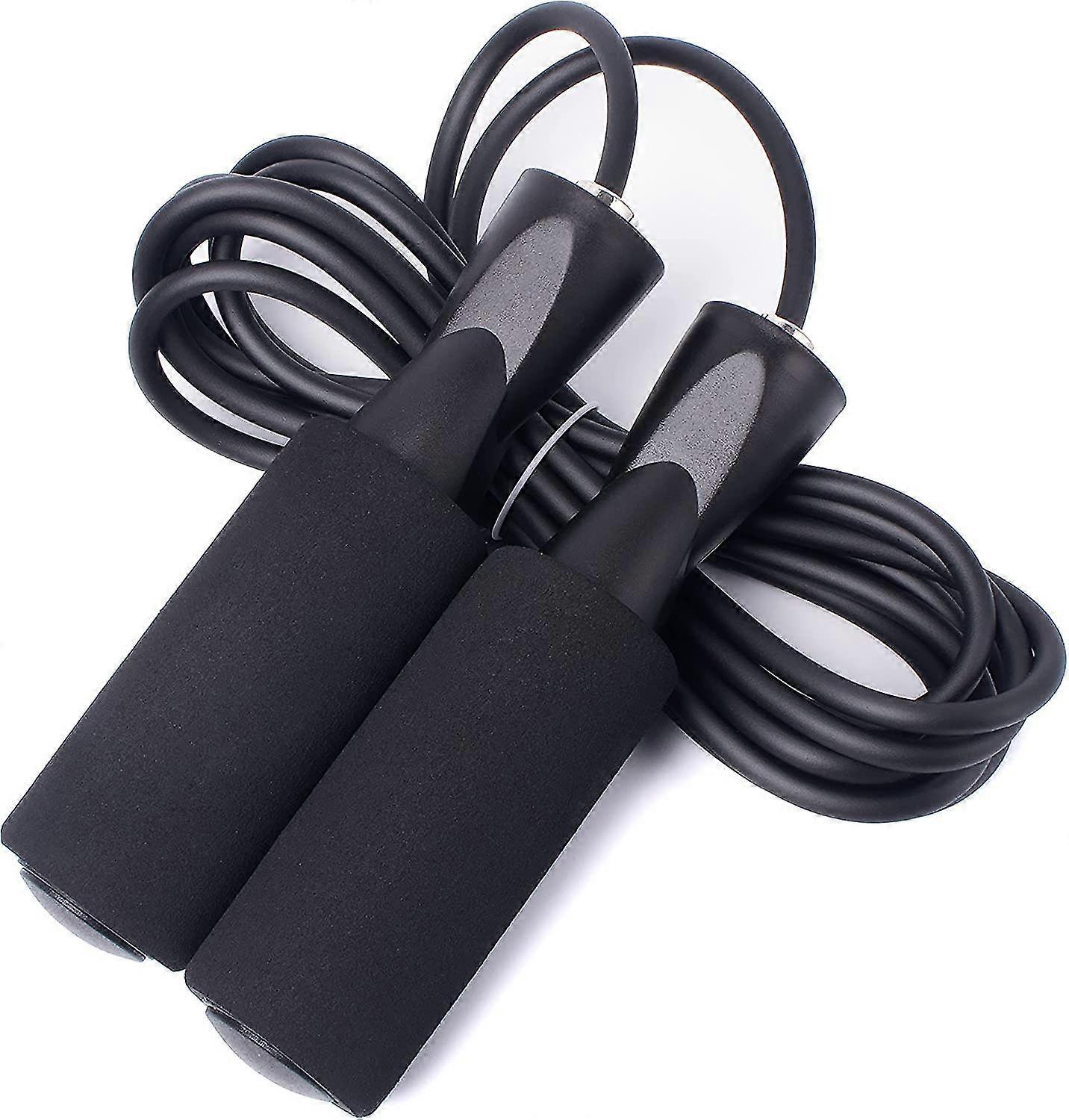 Jump Rope Adjustable Durable For Fitness Workout Exerciseblack1pcs
