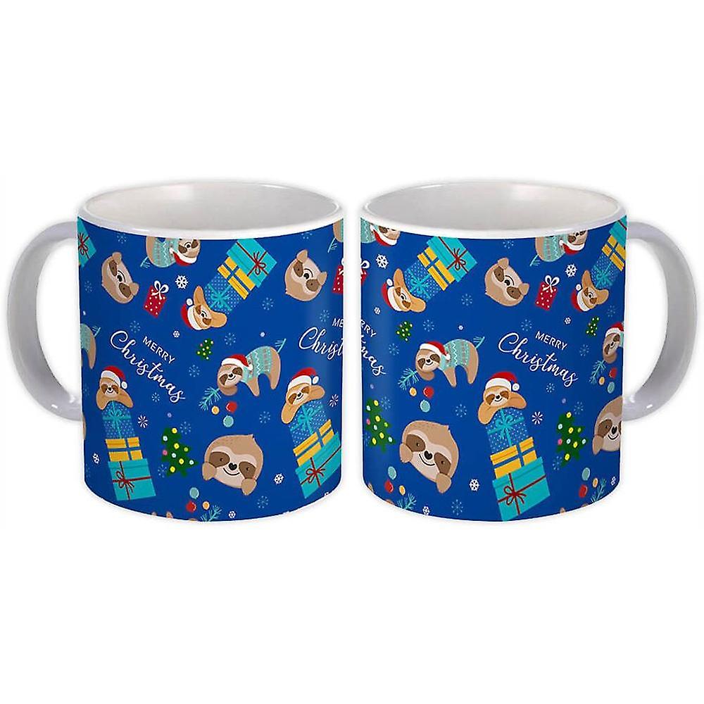 Gift Mug: Funny Sloth Winter