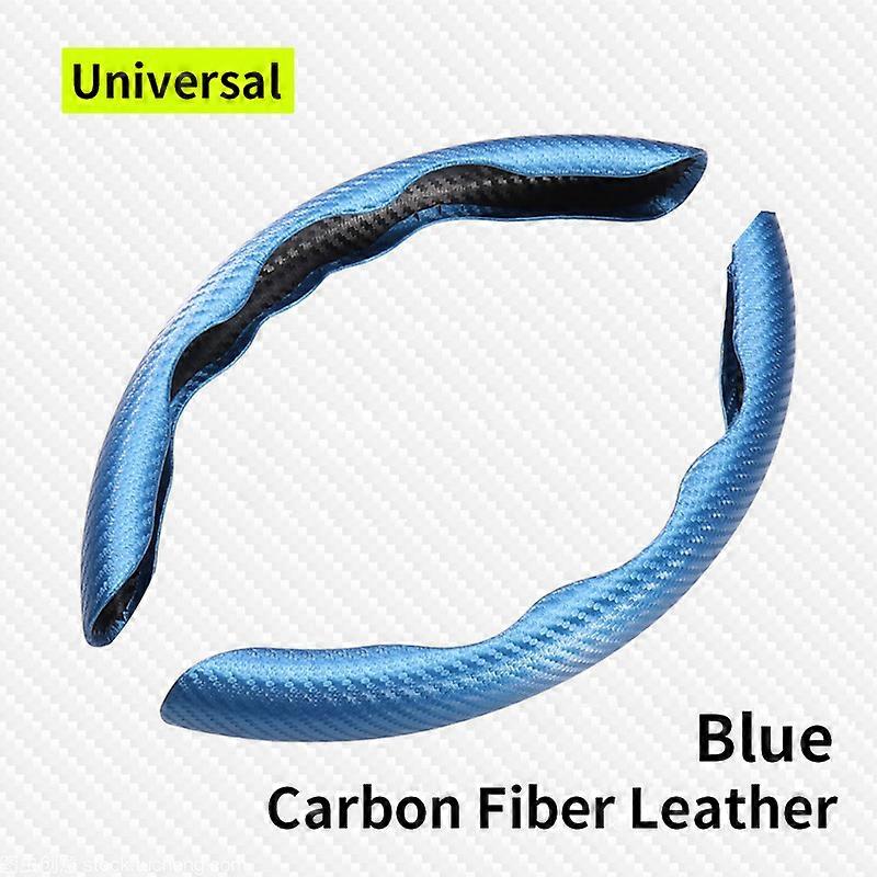 Car Steering Wheel Cover Booster Carbon Fiber Non-slip Sports Card Cover Summer Handle Protective Cover Type D Booster Cover