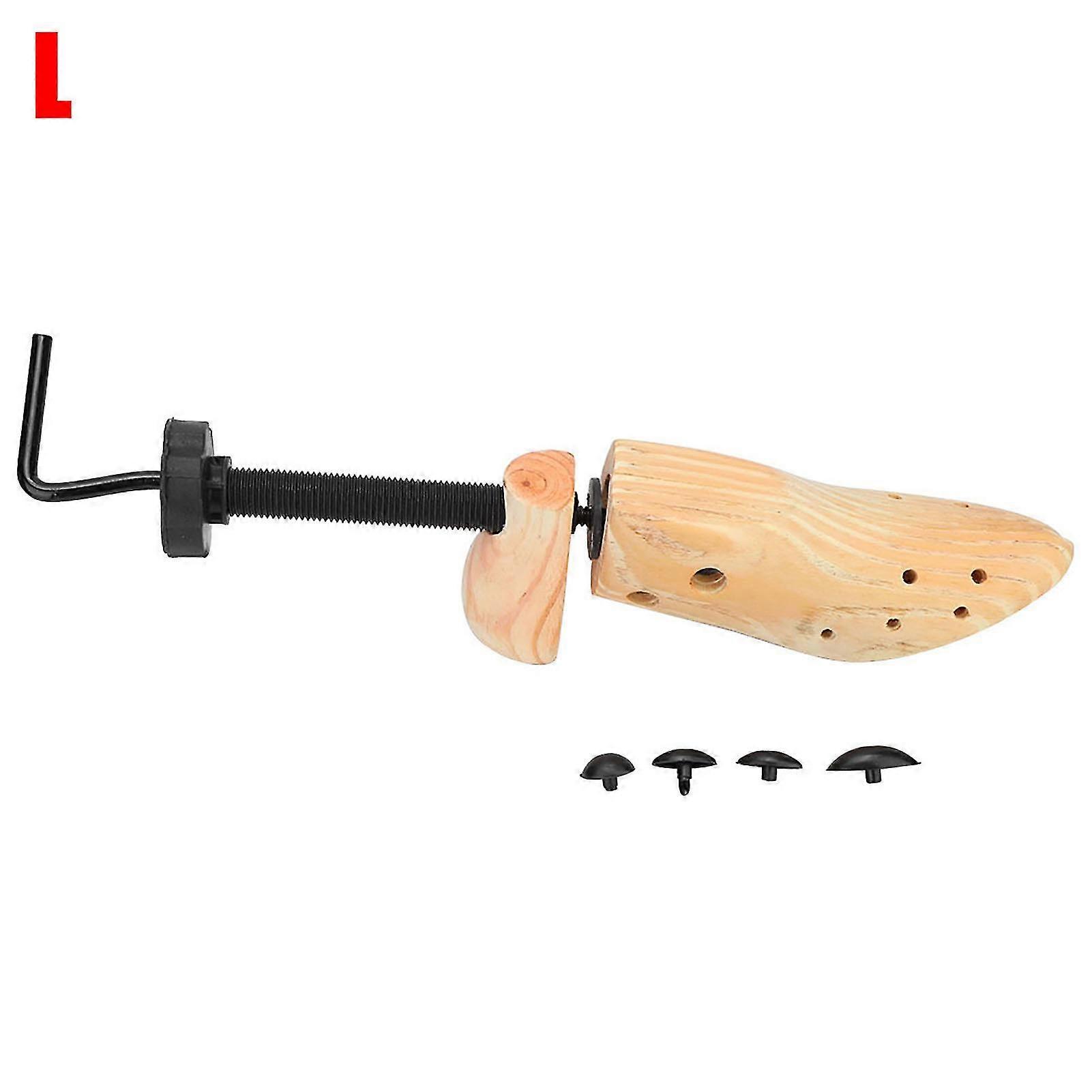 Adjustable Shoe Expander for Size 42-46 - Pine Wood