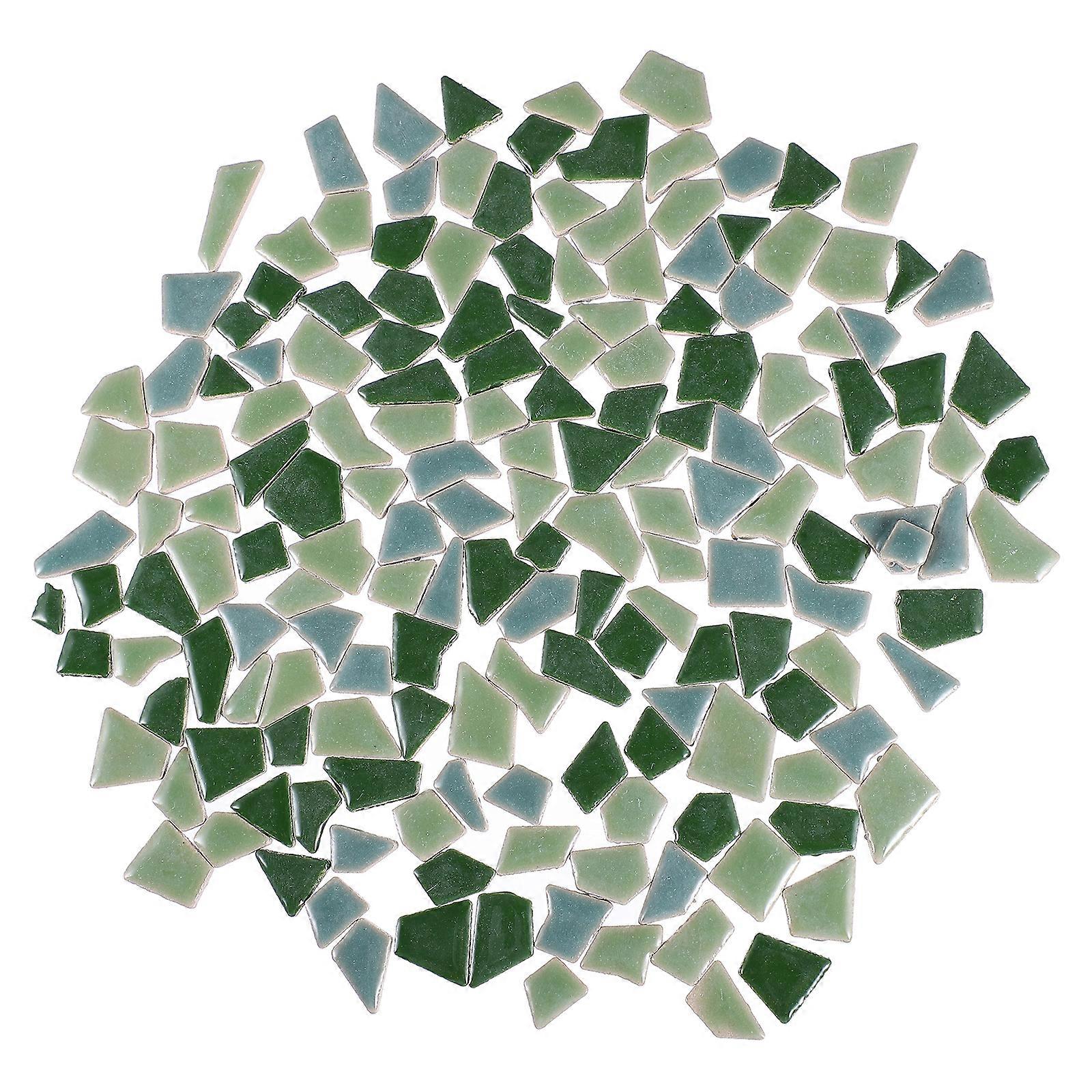 200g Colorful DIY Mosaic Tiles Pretty Ceramic Mosaic Tiles Delicate Mosaic Tiles