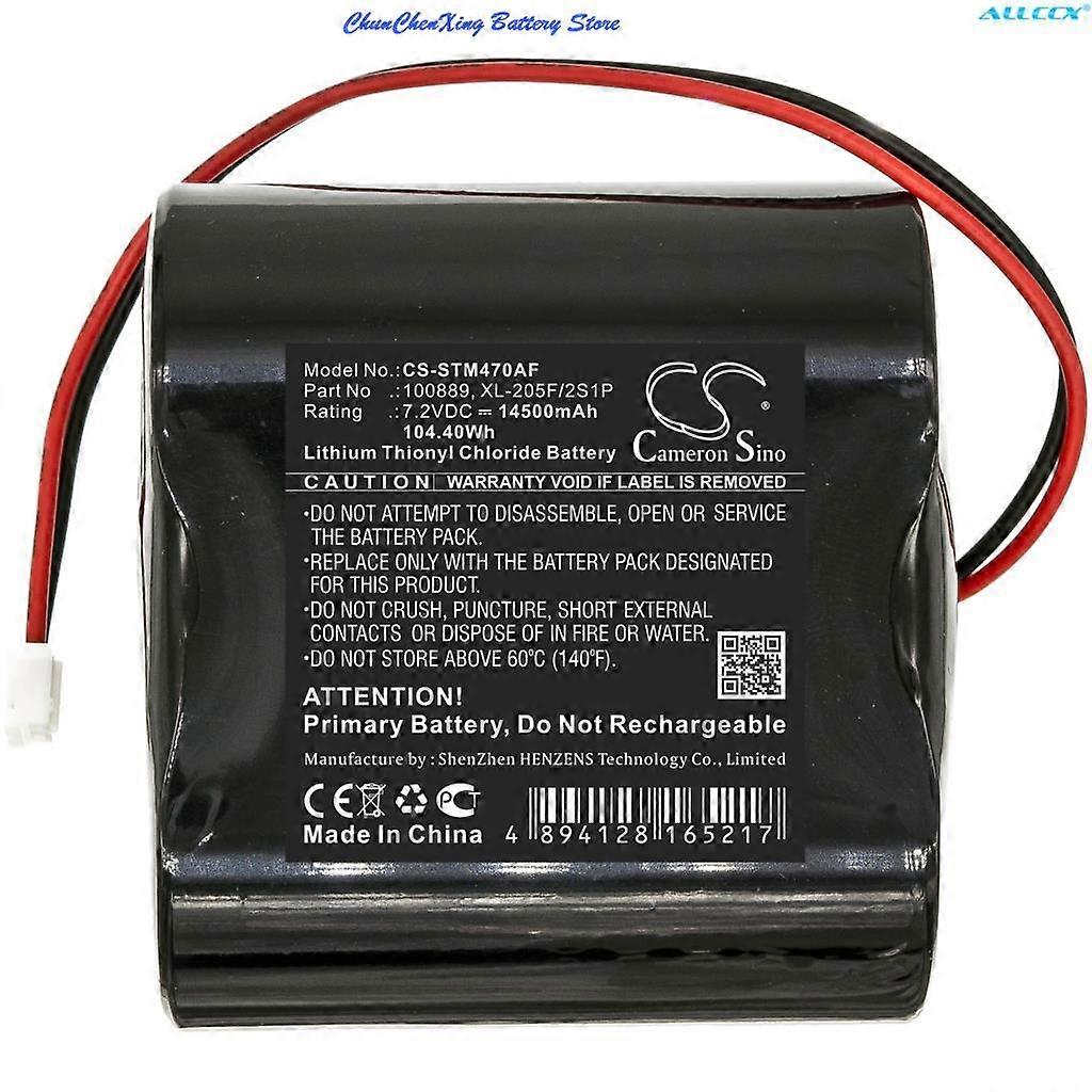 14500mAh automatisk spylebatteri for Seametrics iMag4700 strømningsmåler AG2000 strømningsmåler