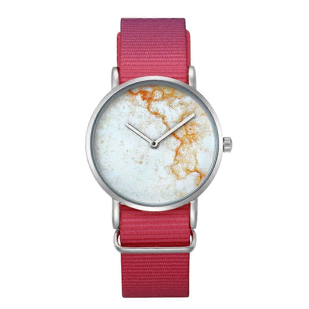 CAGARNY Marbled Round Dial Quartz Movement Watch