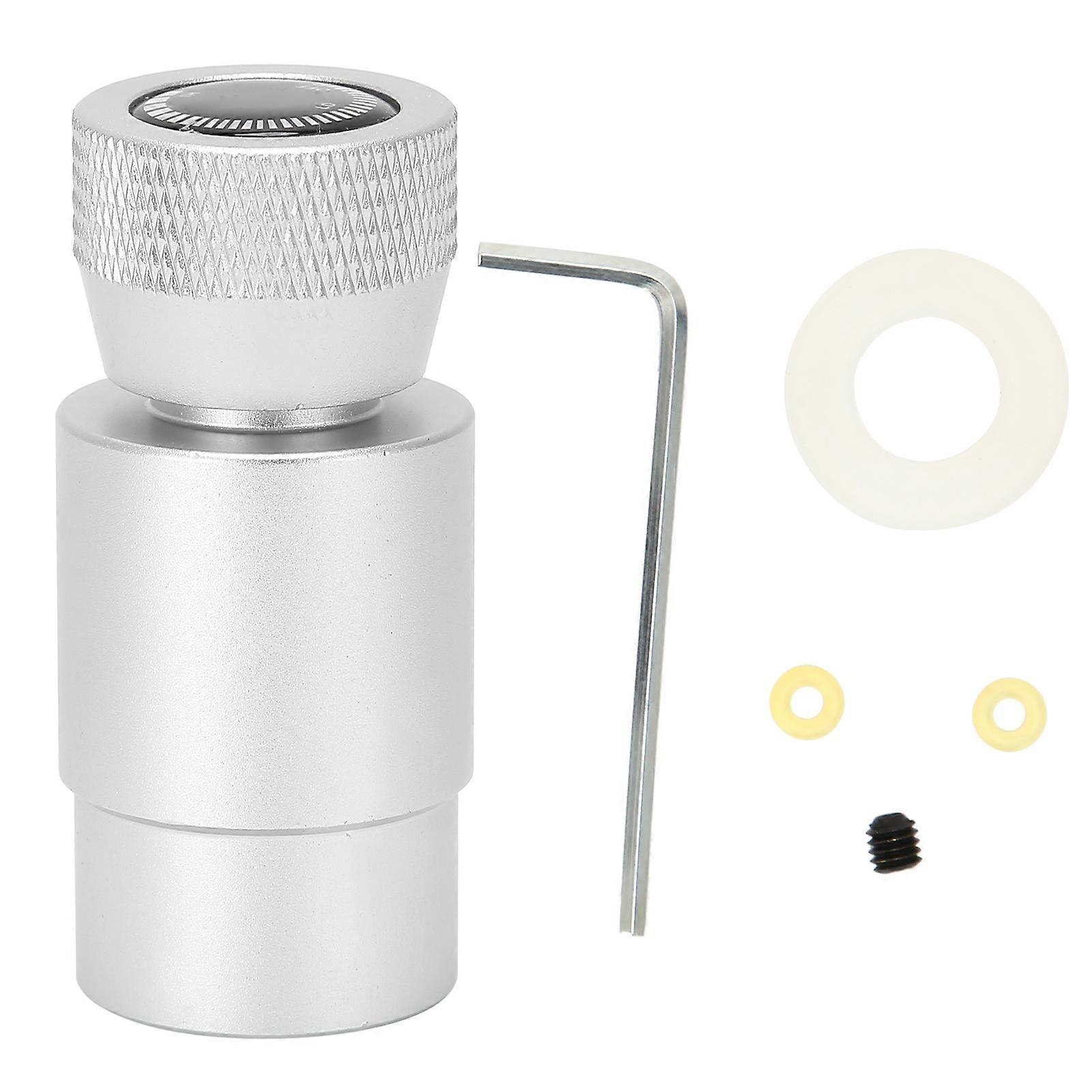 Soda CO2 Adapter Valve Connector Set ASA 1/4BSPP-TR21-4 Filling Accessory Silver