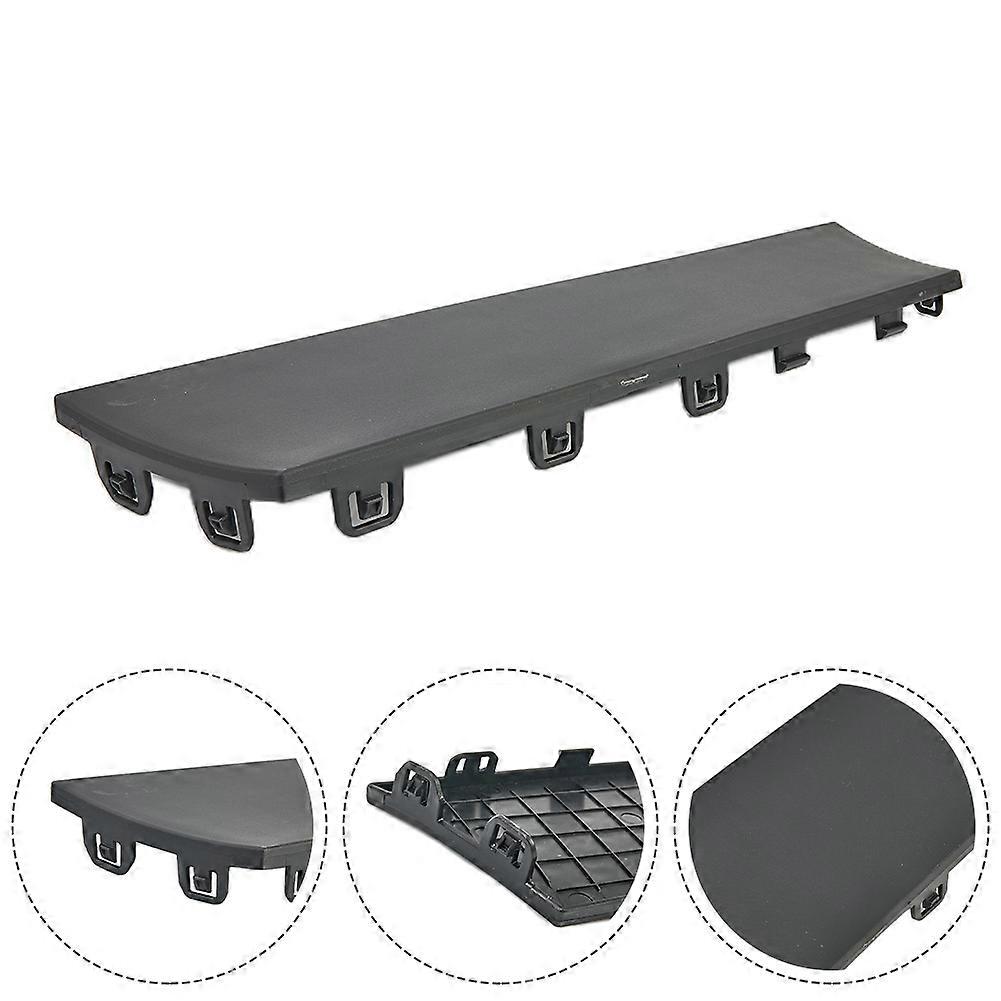 1pc Rear Bumper Tow Bar Cover Trim Flap Trailer Hitch Mount Cover With Hole Black Plastic For Tesla Model Y 2020-2021 xjcl