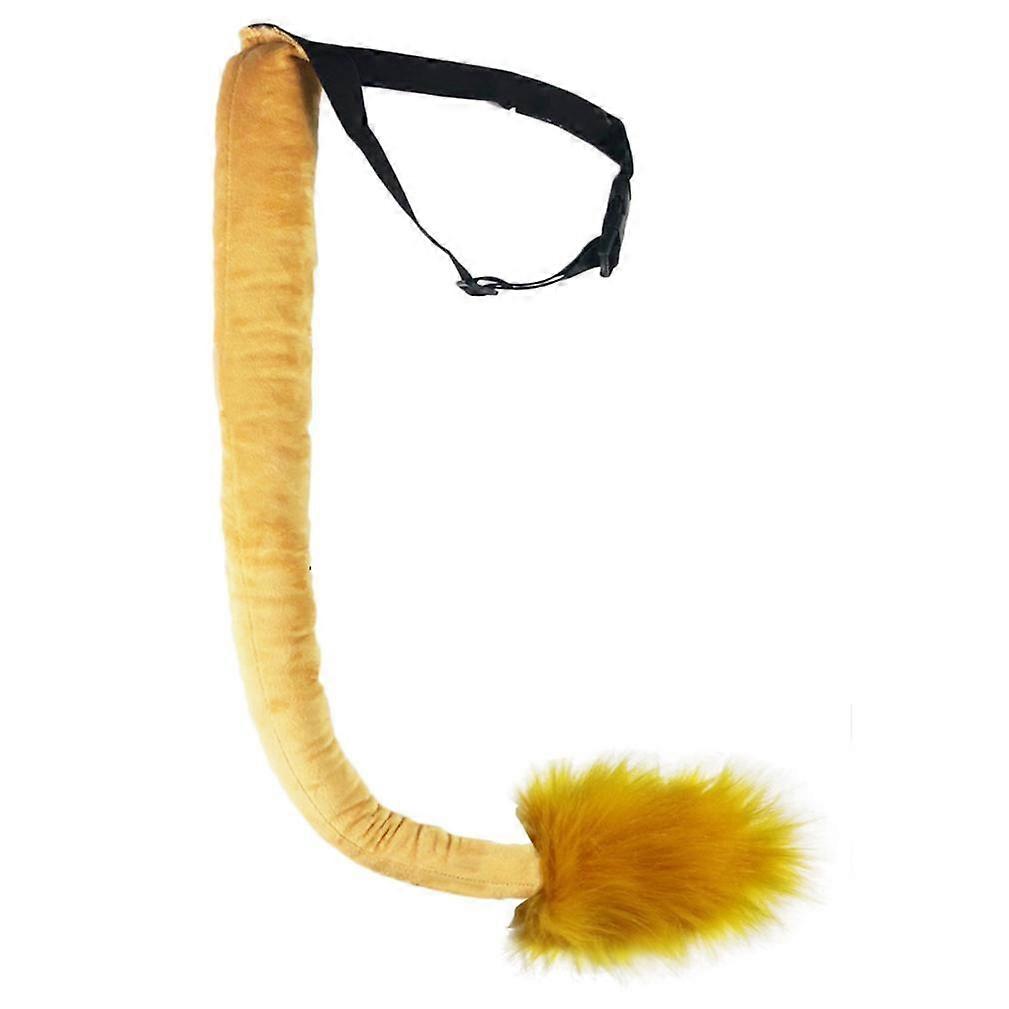 Halloween Artificial Tiger Tail Adjustable Cosplay Props for Carnival