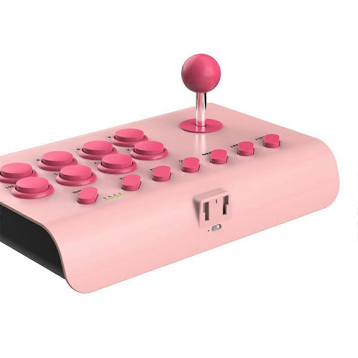 Rétro Arcade Console Jeu Joystick Rocker Sans Fil Bluetooth Filaire 2.4G Contrôleur pour Switch, A