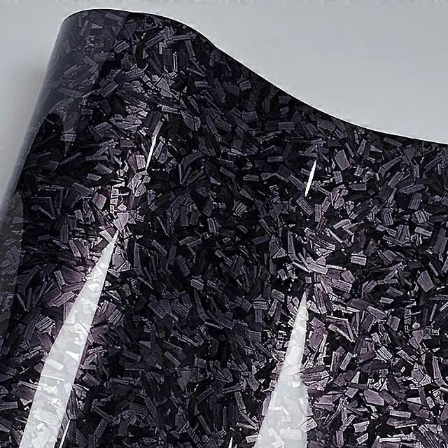 Forgé carbone argent noir Carbone Vinyle Wrap Ghost Camo Self Adhesive DIY Styling Car Stickers pour moto Decal Wrapping