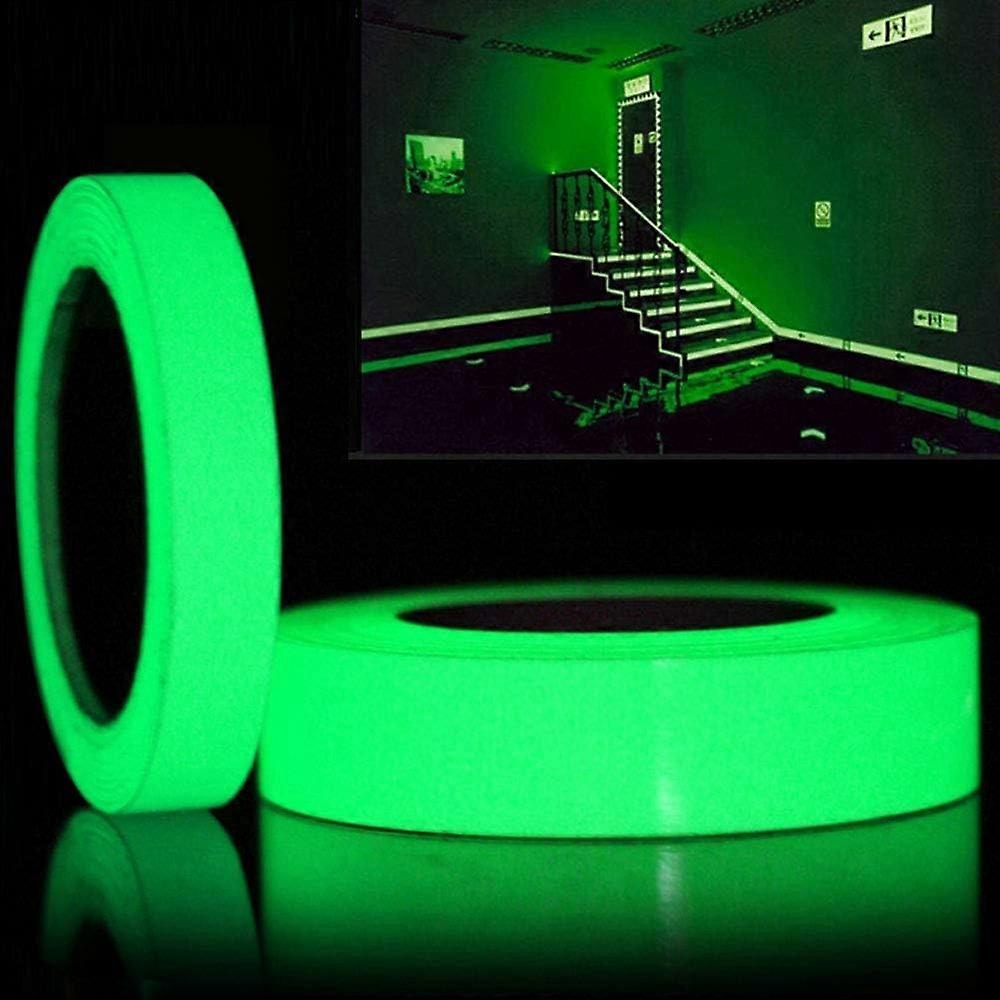 2 rolls of phosphorescent fluorescent tape
