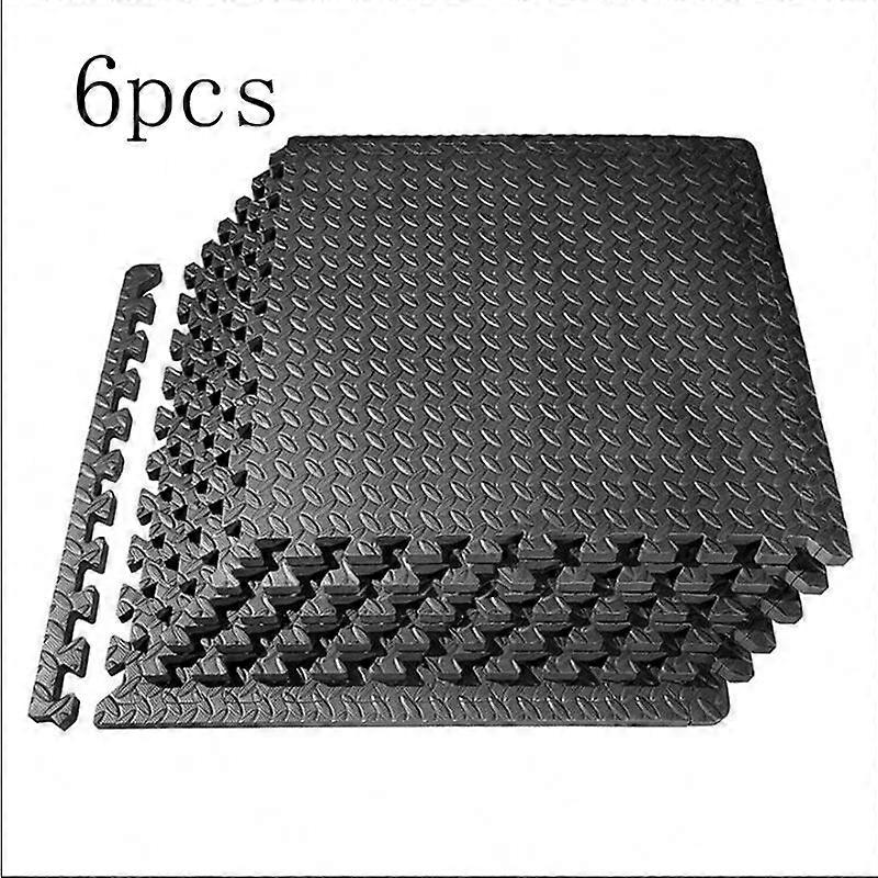 1.2cm Thick Foam Mat, 60x60cm Floor Protection Mat, Puzzle Mat, EVA Foam Tiles for Fitness, Home, Garage, Gym, Exercise(6 Pieces)