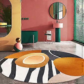 2022 Neue Morandi dicke runde Teppiche für Wohnzimmer Super bequeme weiche Teppiche für Schlafzimmer unter Stuhl Bodenmatte Wohnkultur