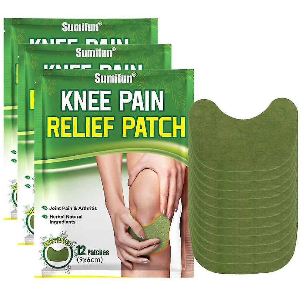 36pcs Knee Pain Relief Patch Wormwood Moxa Hot Moxibustion Patch Self Heating Patch