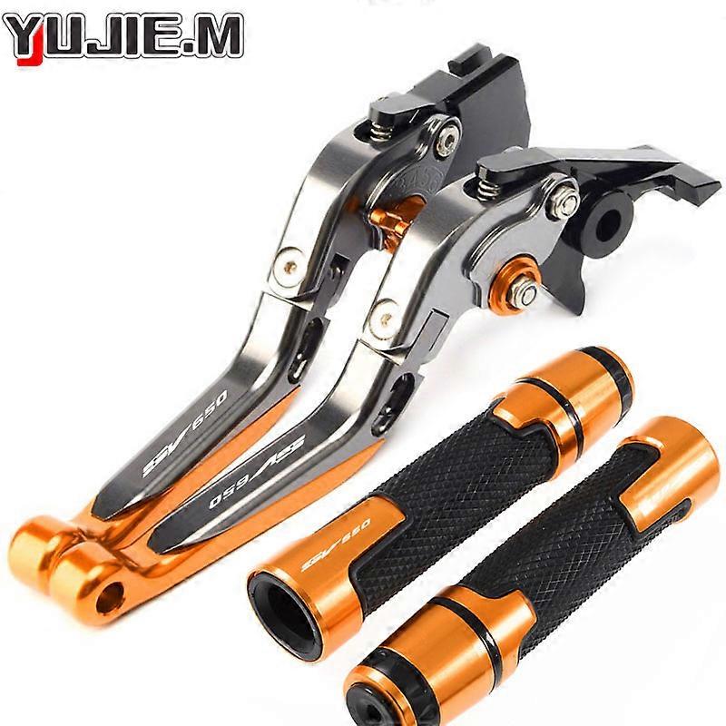 For Suzuki SV650 SV 650 1999 2000 2001 2003 2004 2005 2002-2012 Motorcycle Adjustable Foldable Brake Clutch Lever Handle Grips