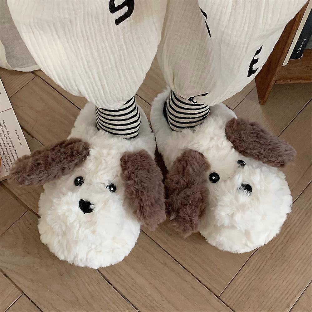 Kawaii Hem Tofflor Hello Kitty Min Melodi Cinnamoroll Kuromi Non Slip Varm Vinter Inomhus Tofflor Bekväm Mjuk Lurvig Tofflor