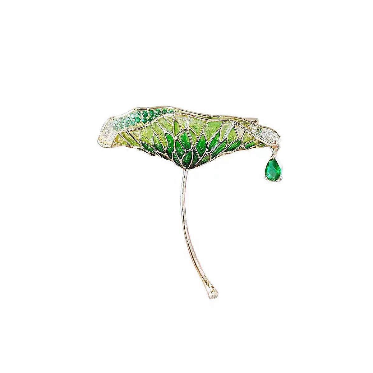 Lotus leaf brooch
