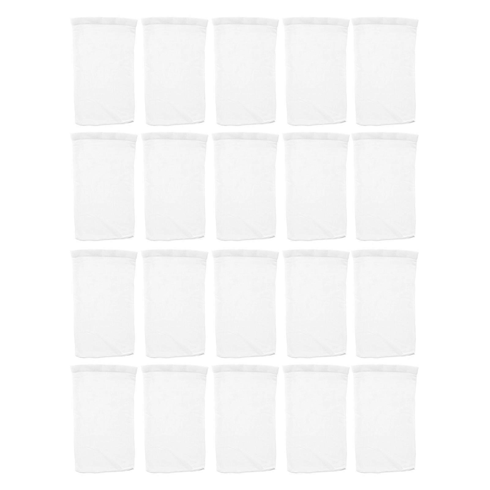 20 Pcs Pool Filter Mesh Socks High-elastic Pool Filter Net Replacement Reusable Debris-catching Pool Skimmer Socks for Above Ground Inground Pools