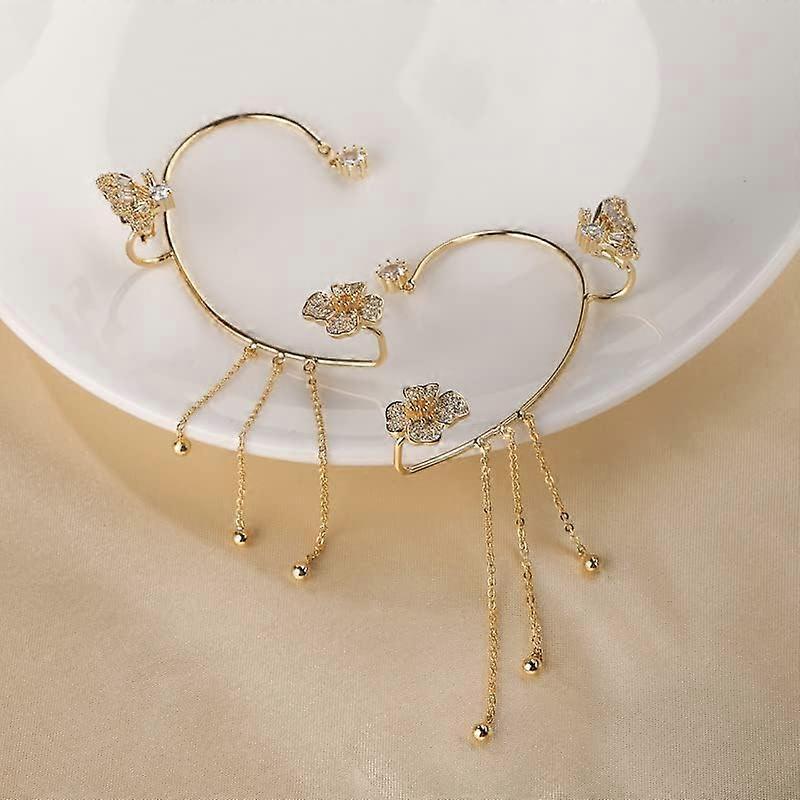Orecchini Con Cuffia E Zirconi Sparkling - Per Ragazze Teenager, Piercing Studs, Trendy, Cofanetto Regalo