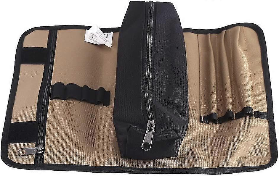 Electrician Tools Storage Bag Roll Up Holder Hardware Organizer Durable Canvas Waterproof 36 * 25 * 1cm