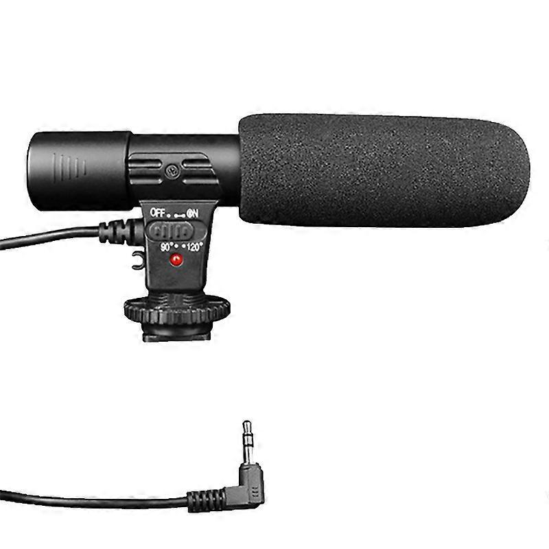 MIC-01 Professional Camera DV 3.5mm External Interview Stereo Microphone Mic