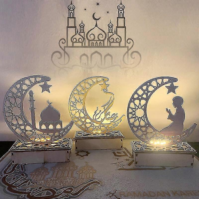 Ramadan Decorations,moon Star Ramadan Lights, Ramadan Decorations - Ramadan Eid Led Night Light, Decorations Table