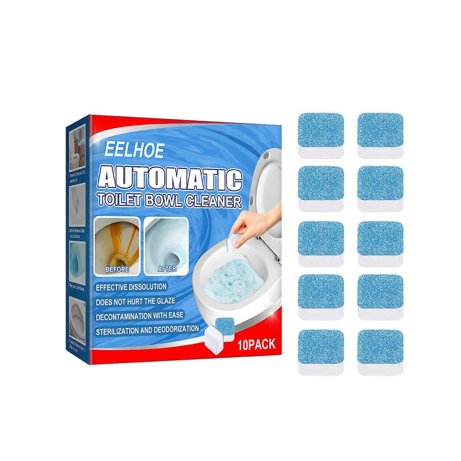 EELHOE Toilet Cleansing Tablets Toilet Cleansing Agent Toilet Effervescent Tablets for Urine Scale Removal and Fragrant Cleansing Tablets for Deodoriz