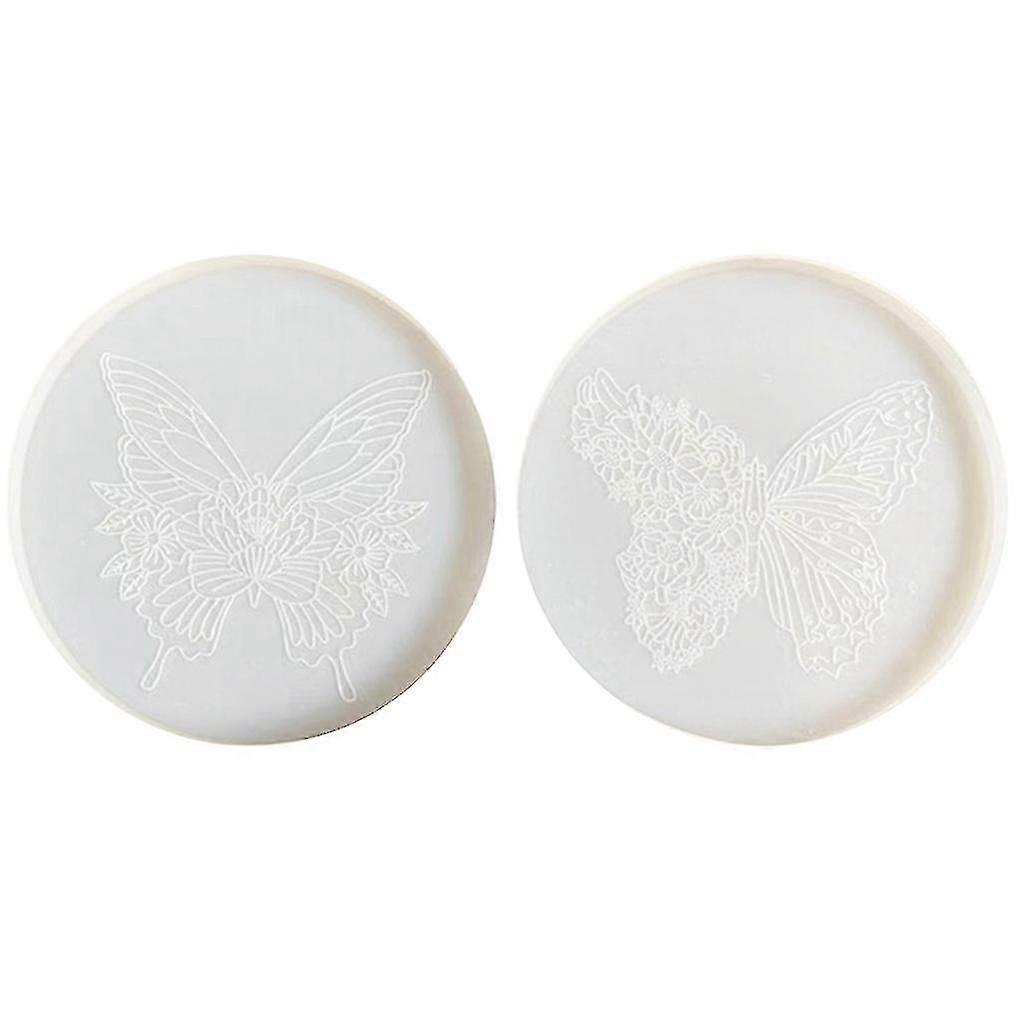 Untersetzer Tasse Matte Epoxidharz Gießform für Harz Diy Handwerk handgemachtes Geschenk-r