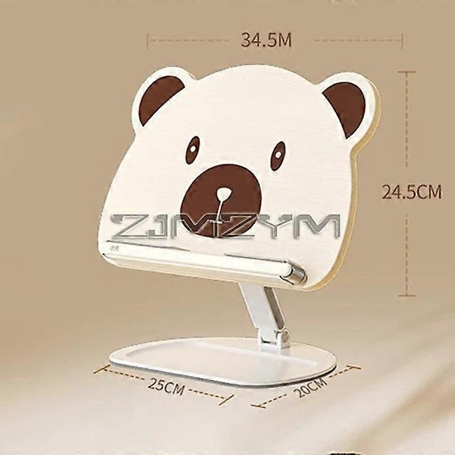 Desktop Bookshelf Height Adjustbale Wooden Stand Student Desk Reading Bracket