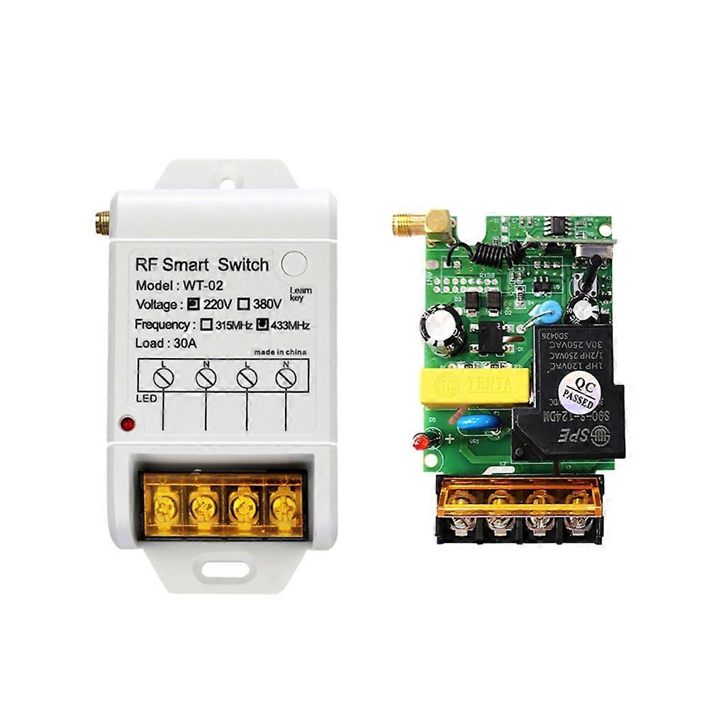 433/315Mhz Universal Wireless Light Controller Single Channel RF Smart Switches